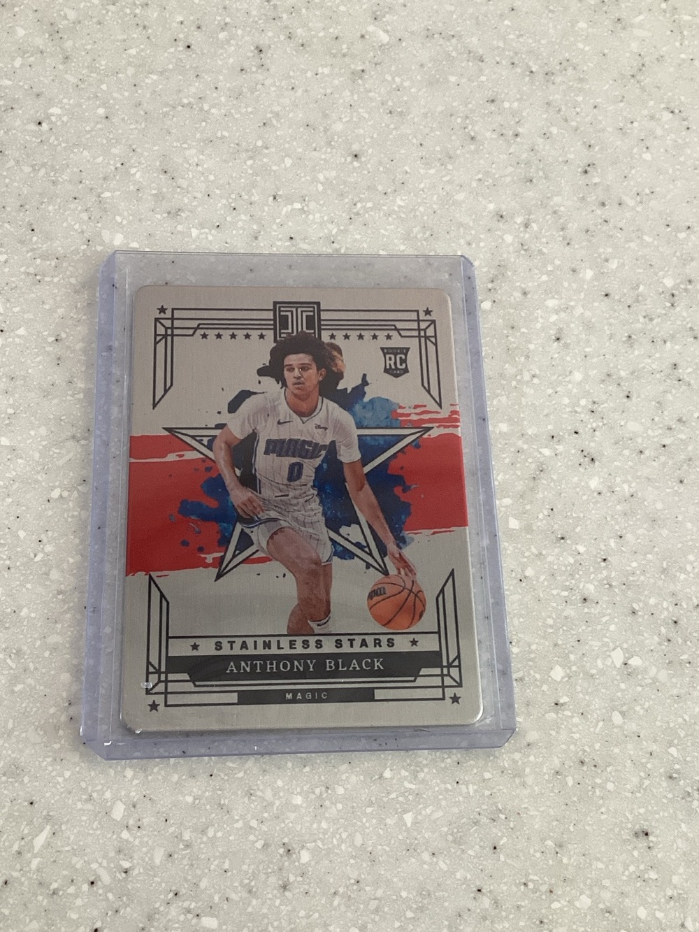 Panini Stainless Stars Basketball Card - White, Red & Blue